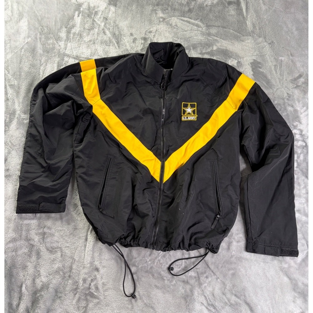 Unicor Jacket , Army Physical Fitness Uniform (apfu) Black and Yellow Unisex